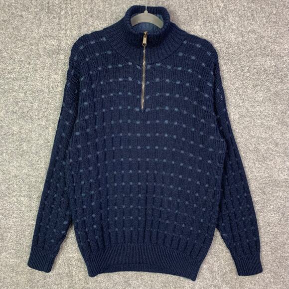 Arte Inka‑Berfass Sweaters - Vinatge Arte Inka‑Berfass Alpaca Quarter Zip Turtleneck Sweater Size M women